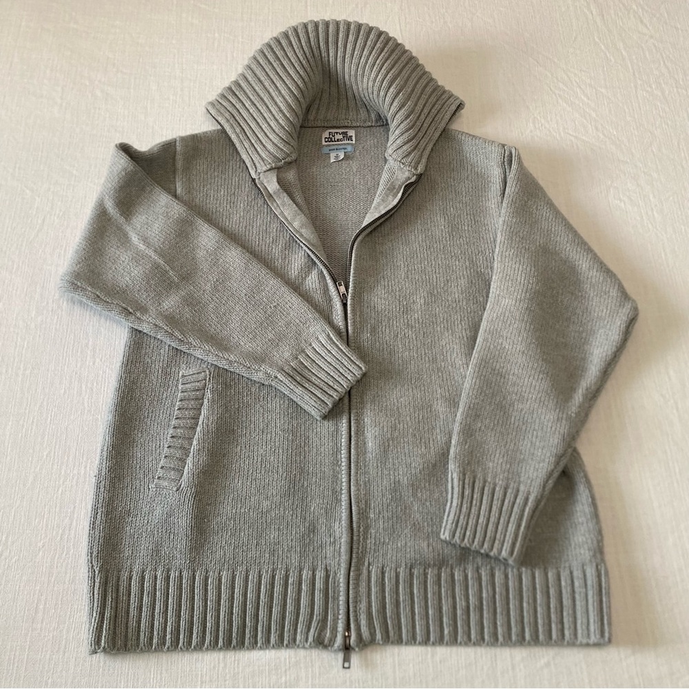Future Collective x Reese Blutstein Ribbed Zip Cardigan